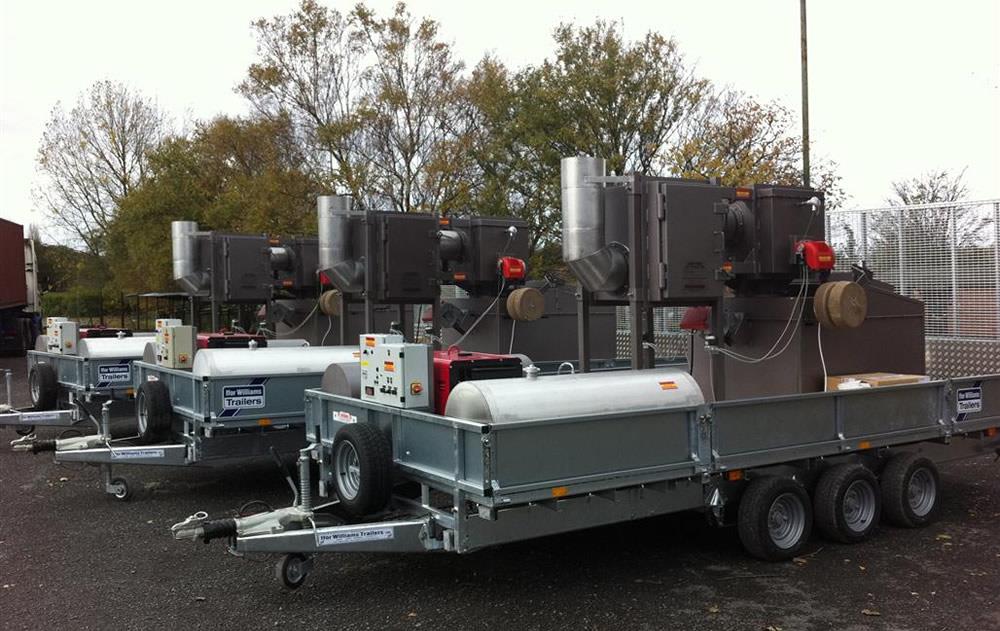 Industrial equipment on site